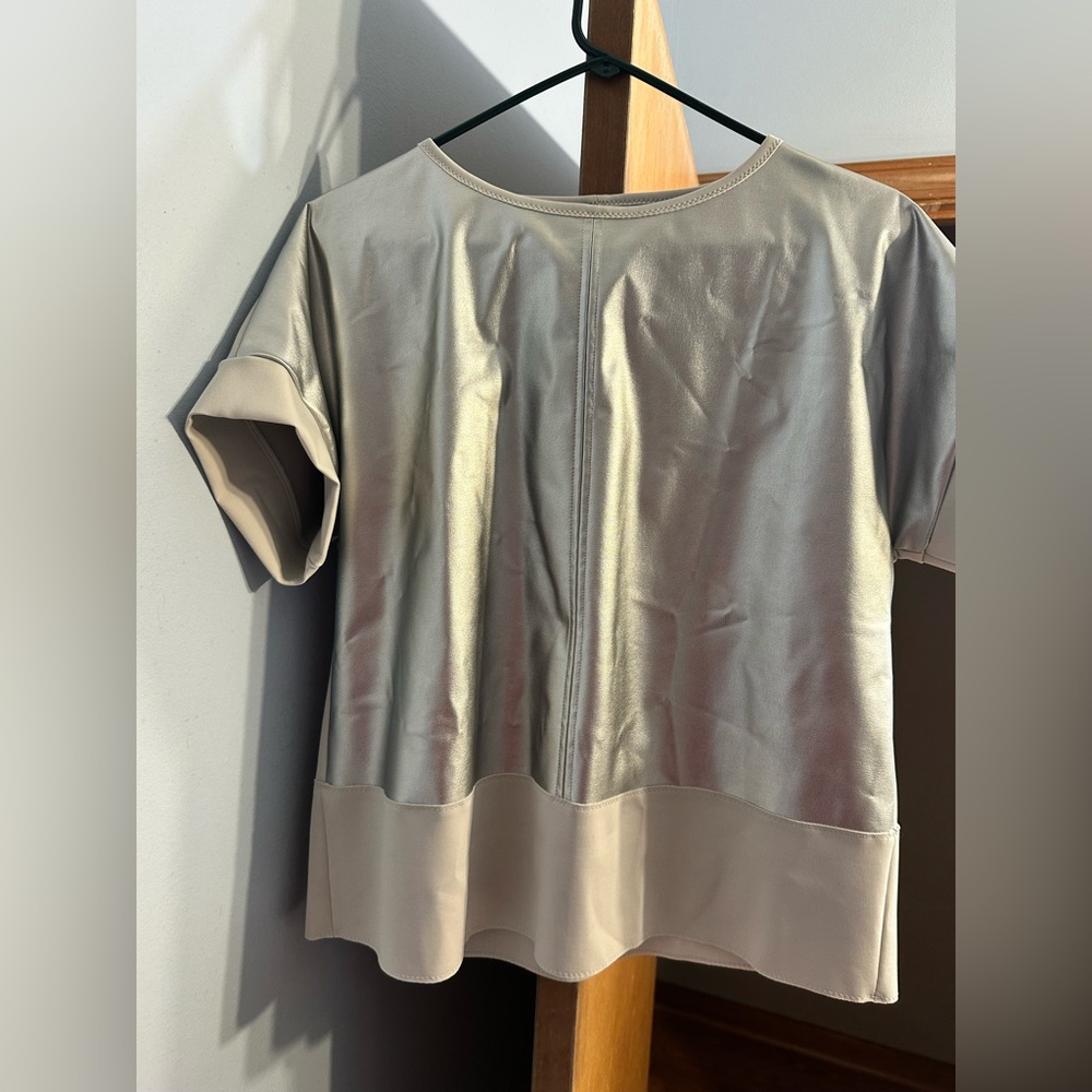 SHAN Women's Top in Soft Cream and Pink